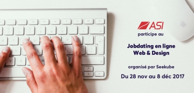 Jobdating virtuel Web et Design du 28 novembre au 8 décembre