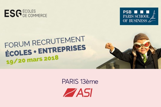 Forum écoles ESG et PSB ASI Paris 2018